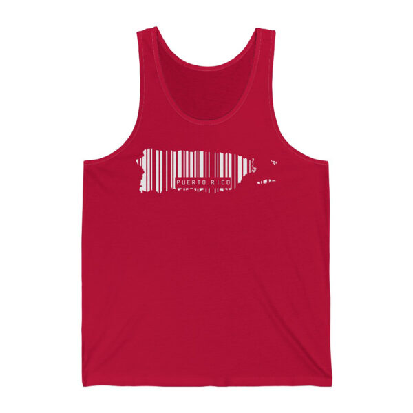 Escaneame PR Barcode Unisex Tank Top - Image 4