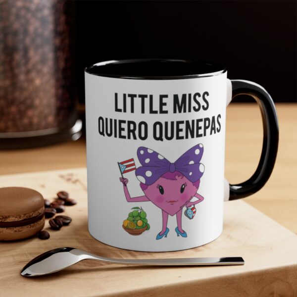 LITTLE MISS QUIERO QUENEPAS Accent Mug - Image 2