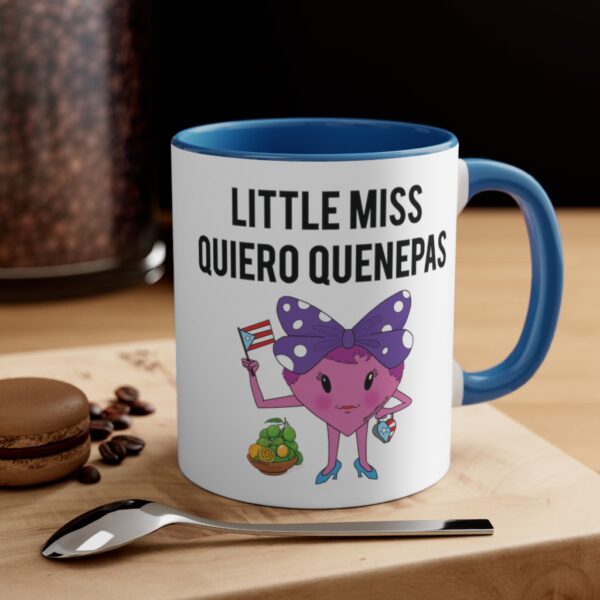 LITTLE MISS QUIERO QUENEPAS Accent Mug - Image 3