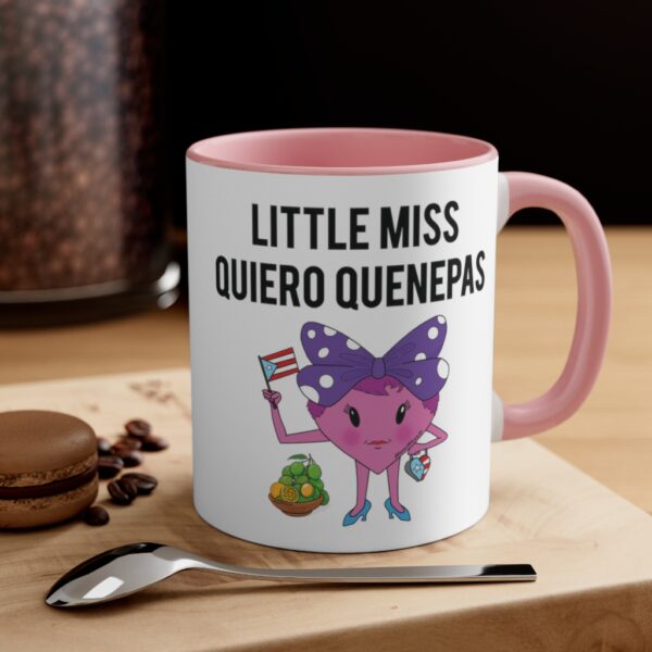 LITTLE MISS QUIERO QUENEPAS Accent Mug - Image 4