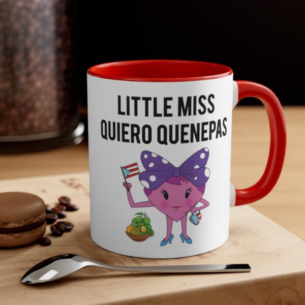 LITTLE MISS QUIERO QUENEPAS Accent Mug - Image 5