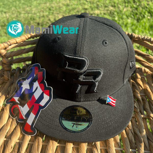 Puerto Rico New Era World Baseball Classic Hat Black With Black Letters