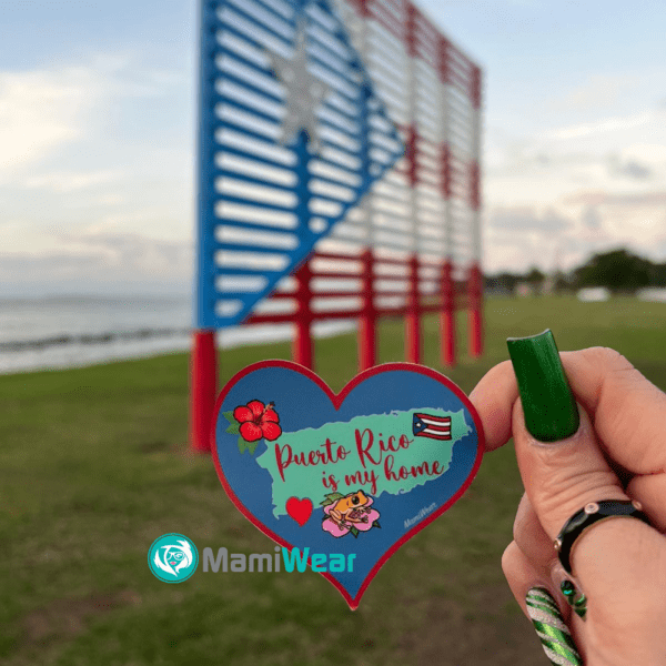 Puerto Rico Is My Home Sticker - Image 3