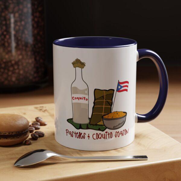 Pasteles & Coquito Season Accent Coffee Mug - Image 9