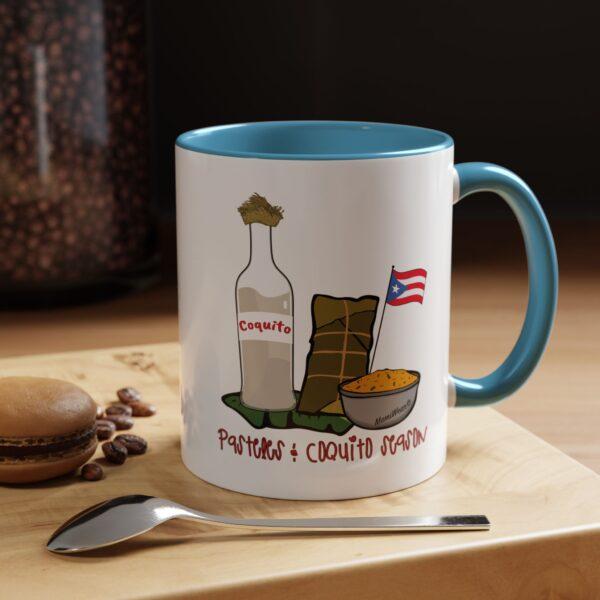 Pasteles & Coquito Season Accent Coffee Mug - Image 15