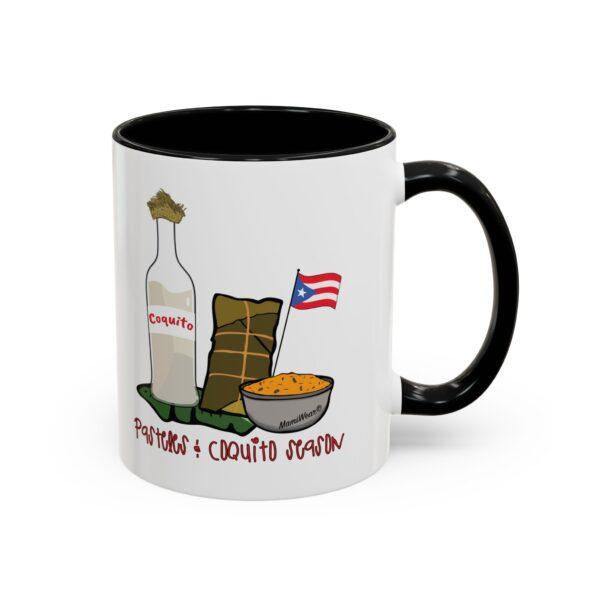 Pasteles & Coquito Season Accent Coffee Mug - Image 4