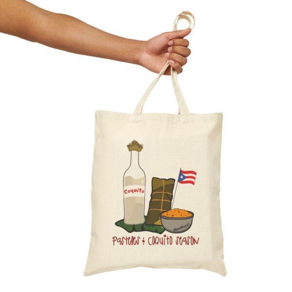 Pasteles & Coquito Season Tote Bag - Image 4