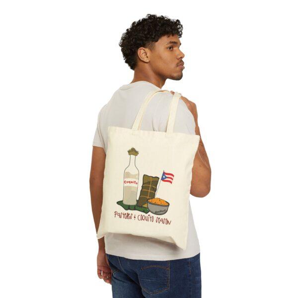 Pasteles & Coquito Season Tote Bag - Image 3