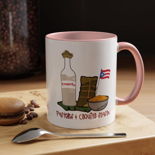 Pasteles & Coquito Season Accent Coffee Mug - Image 12