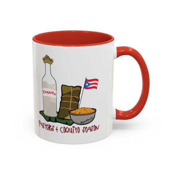 Pasteles & Coquito Season Accent Coffee Mug - Image 2