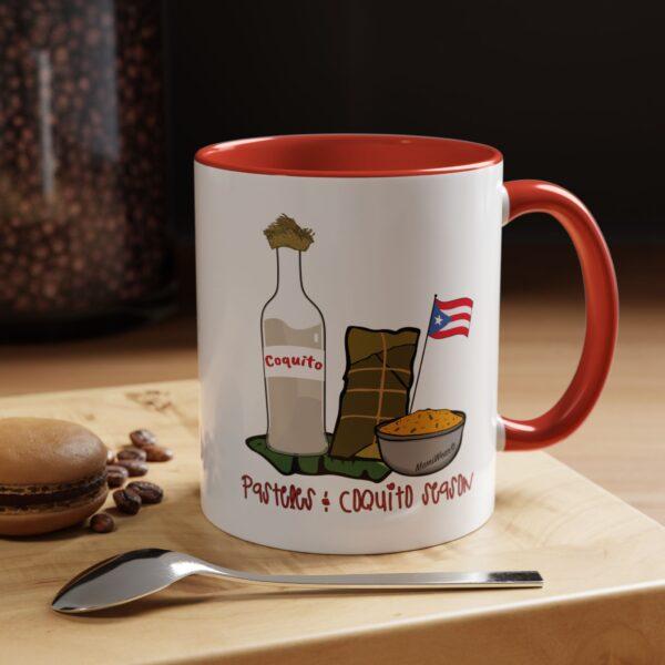 Pasteles & Coquito Season Accent Coffee Mug