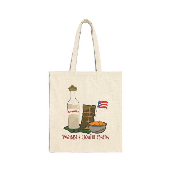 Pasteles & Coquito Season Tote Bag - Image 2