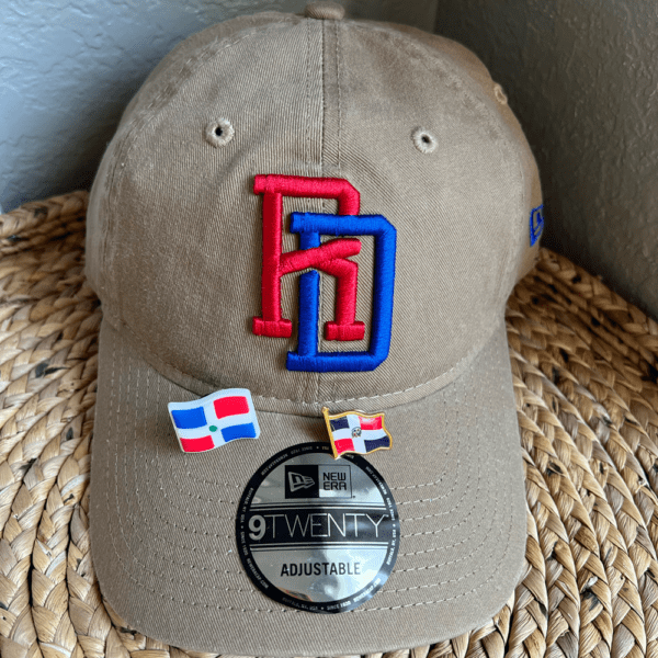 New Era Dominican Republic Adjustable Hat 9TWENTY Khaki - Image 2