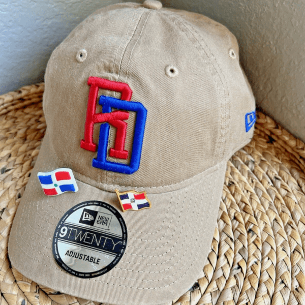 New Era Dominican Republic Adjustable Hat 9TWENTY Khaki