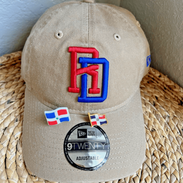 New Era Dominican Republic Adjustable Hat 9TWENTY Khaki - Image 4