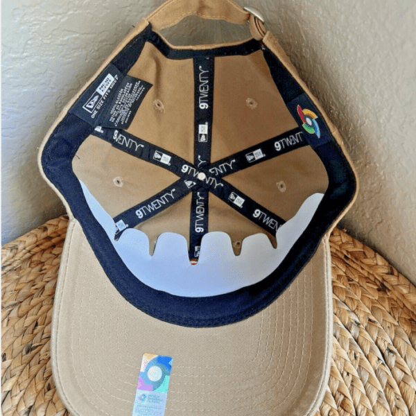 New Era Dominican Republic Adjustable Hat 9TWENTY Khaki - Image 5