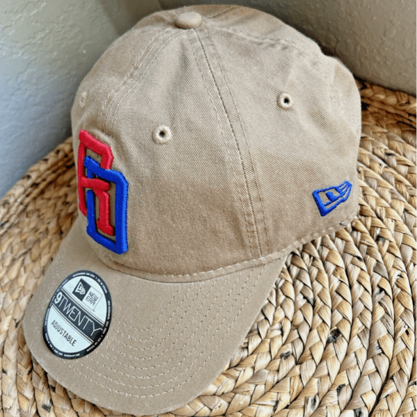 New Era Dominican Republic Adjustable Hat 9TWENTY Khaki - Image 6