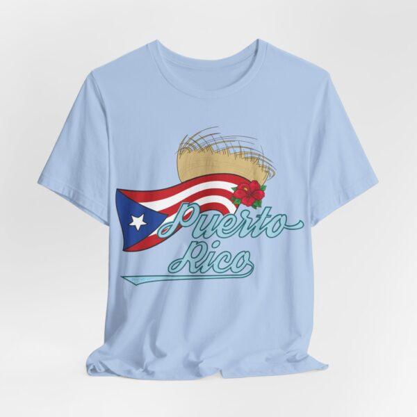 Puerto Rico Pava y Flor de Maga Unisex T-Shirt - Image 4