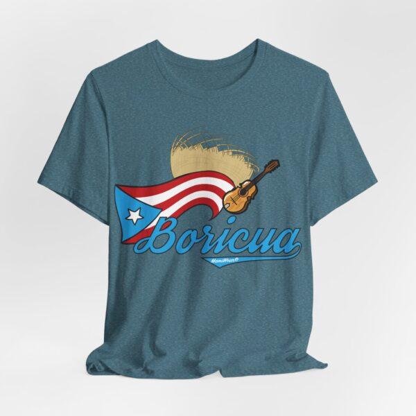 Boricua Pava y Cuatro Unisex T-Shirt - Image 9