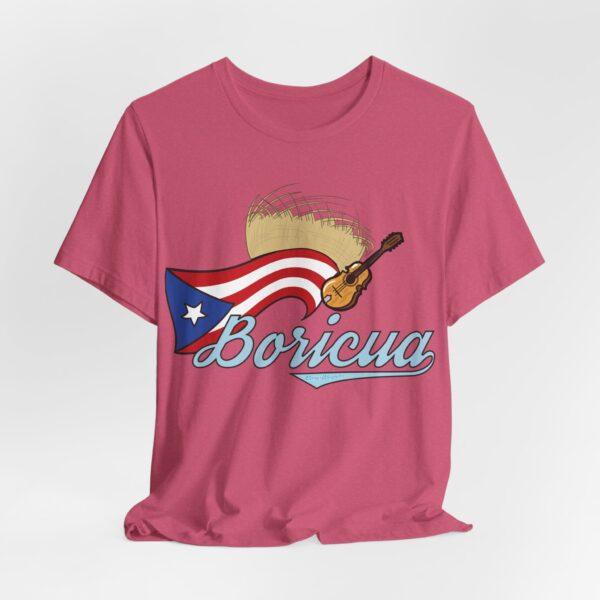 Boricua Pava y Cuatro Unisex T-Shirt - Image 9