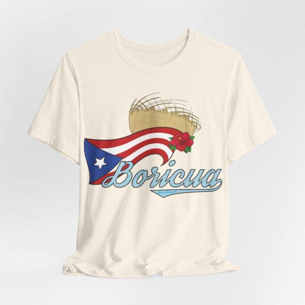 Boricua Pava y Flor de Maga Unisex T-Shirt - Image 15