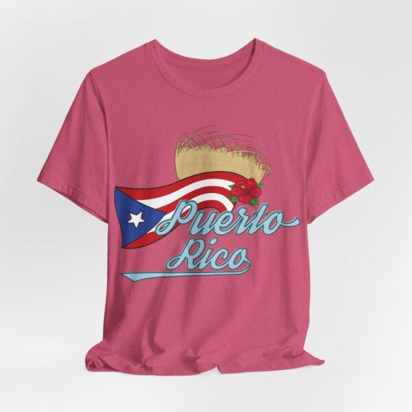 Puerto Rico Pava y Flor de Maga Unisex T-Shirt - Image 12