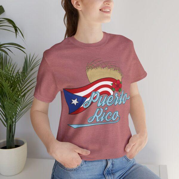 Puerto Rico Pava y Flor de Maga Unisex T-Shirt - Image 22