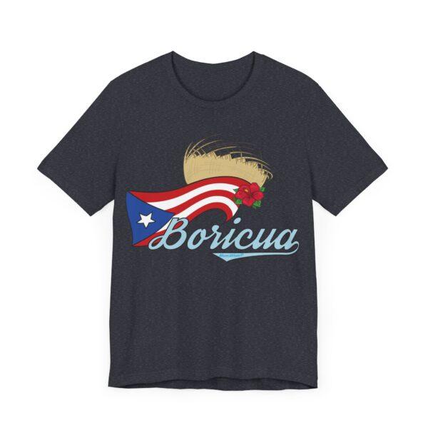 Boricua Pava y Flor de Maga Unisex T-Shirt - Image 29