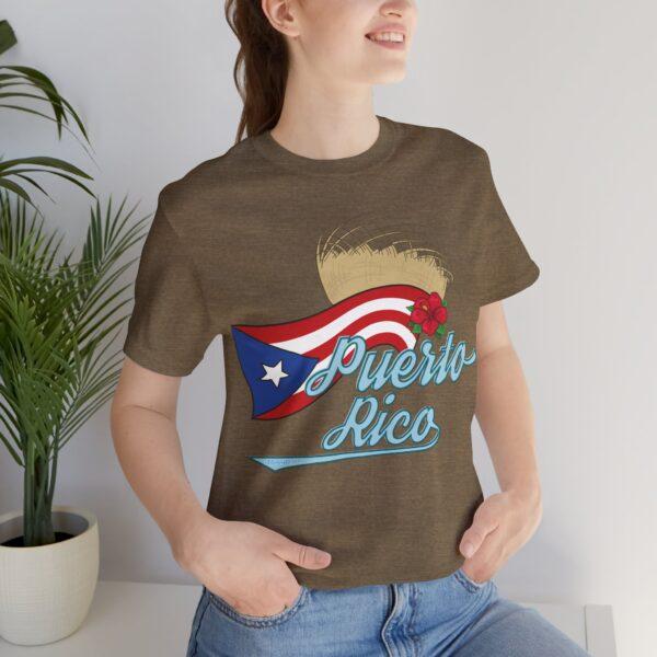 Puerto Rico Pava y Flor de Maga Unisex T-Shirt - Image 26