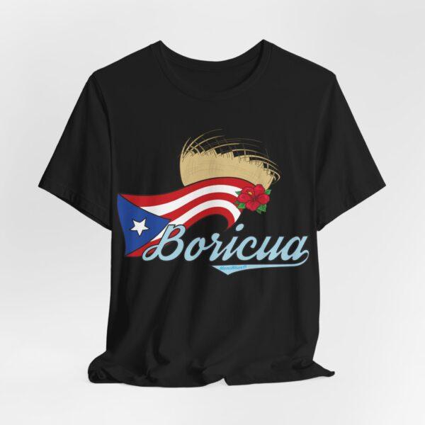 Boricua Pava y Flor de Maga Unisex T-Shirt - Image 6