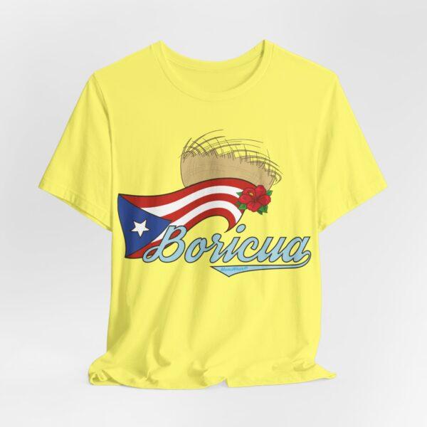 Boricua Pava y Flor de Maga Unisex T-Shirt - Image 22