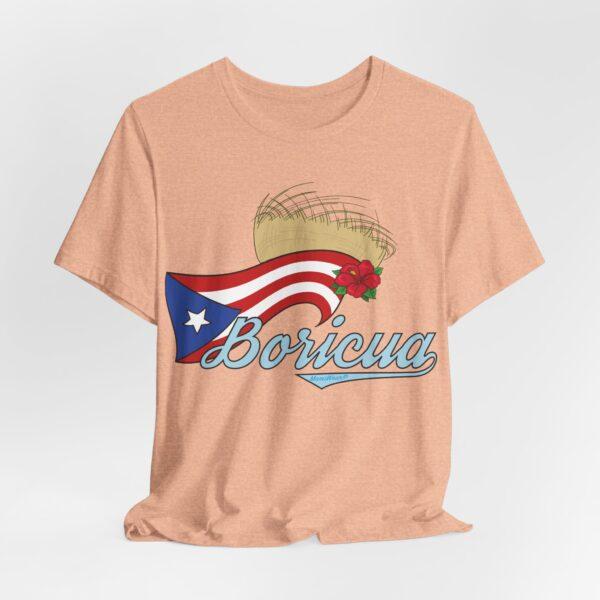 Boricua Pava y Flor de Maga Unisex T-Shirt - Image 31