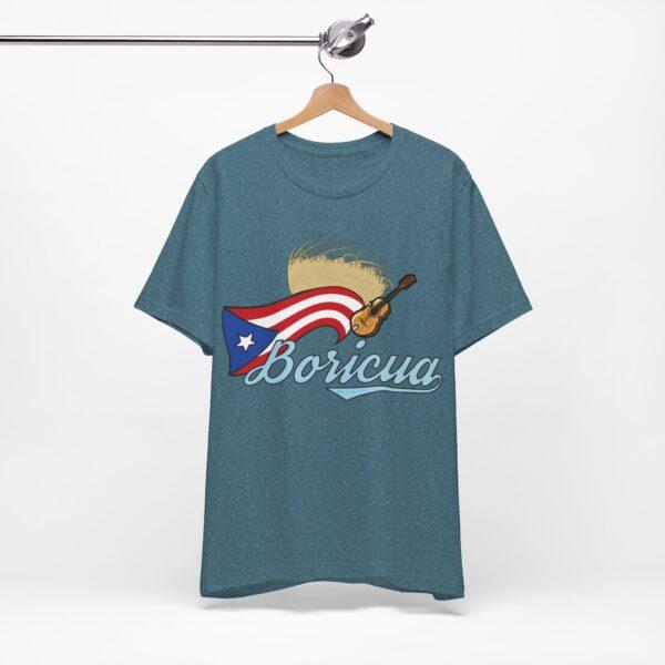 Boricua Pava y Cuatro Unisex T-Shirt - Image 5