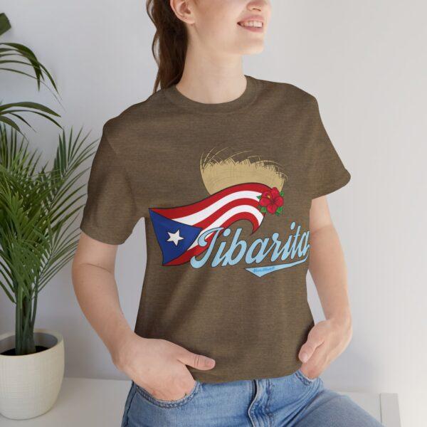 Jibarita Pava y Flor de Maga Unisex T-Shirt - Image 28