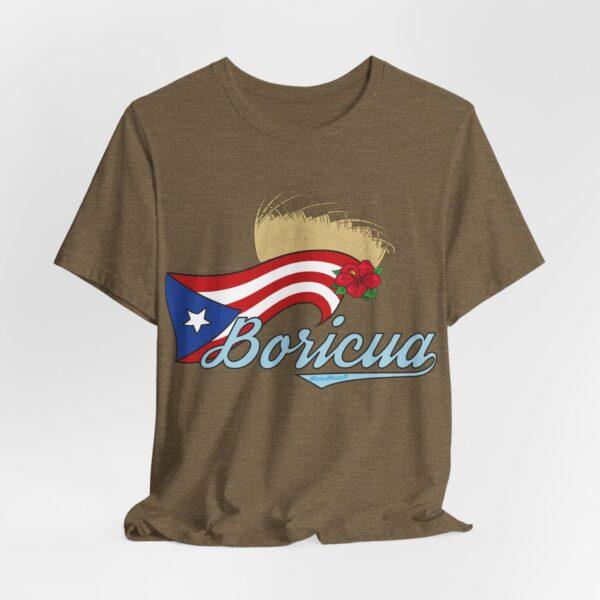 Boricua Pava y Flor de Maga Unisex T-Shirt - Image 28