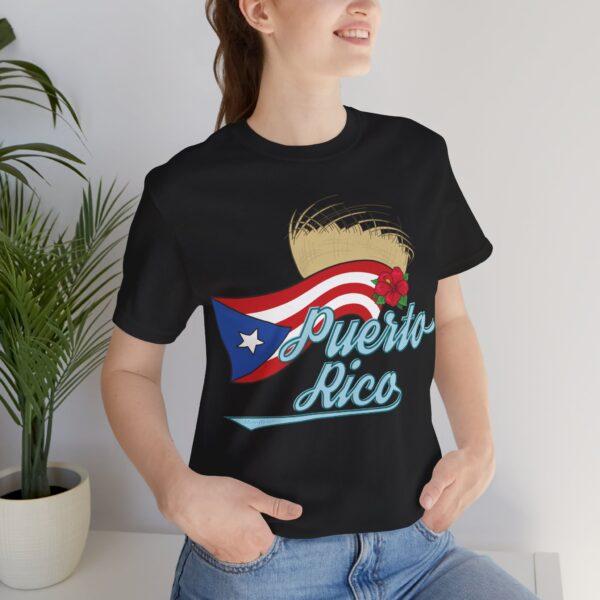 Puerto Rico Pava y Flor de Maga Unisex T-Shirt - Image 5