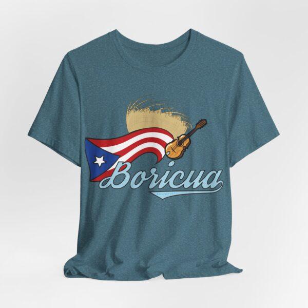 Boricua Pava y Cuatro Unisex T-Shirt - Image 6