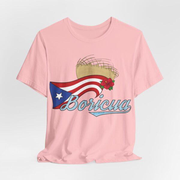 Boricua Pava y Flor de Maga Unisex T-Shirt - Image 26