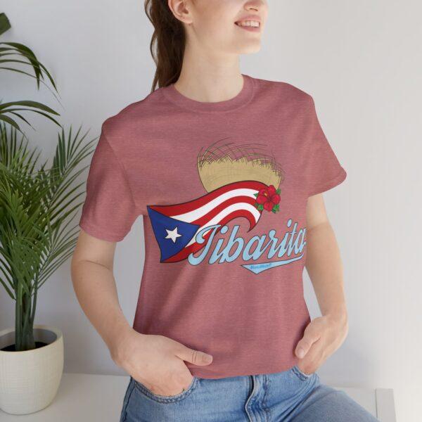 Jibarita Pava y Flor de Maga Unisex T-Shirt - Image 24