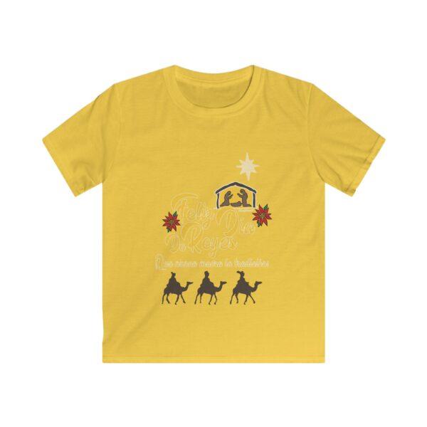 Feliz Día de Reyes ¡Que nunca muera la tradición! Kids Tee - Image 4