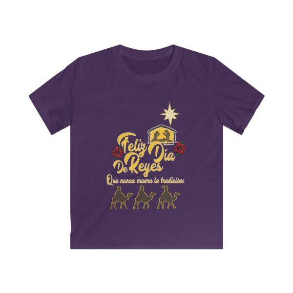 Feliz Día de Reyes ¡Que nunca muera la tradición! Kids Tee - Image 7