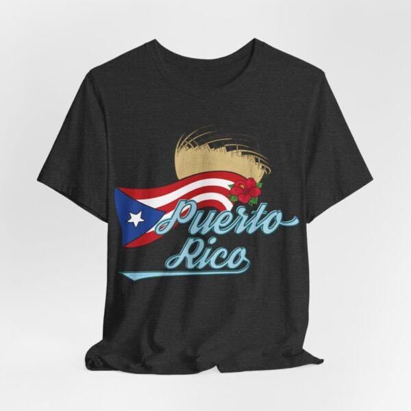 Puerto Rico Pava y Flor de Maga Unisex T-Shirt - Image 7