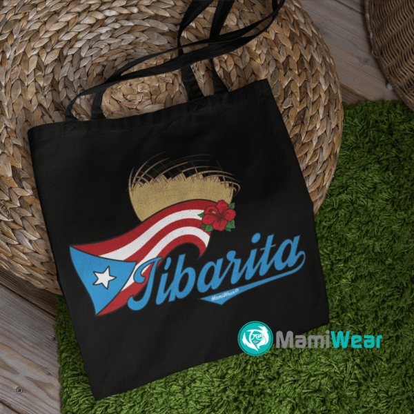 Jibarita Pava y Flor de Maga Tote Bag