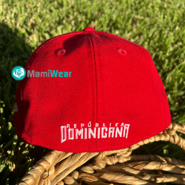 New Era 59FIFTY Dominican Republic Fitted Hat Red - Image 6