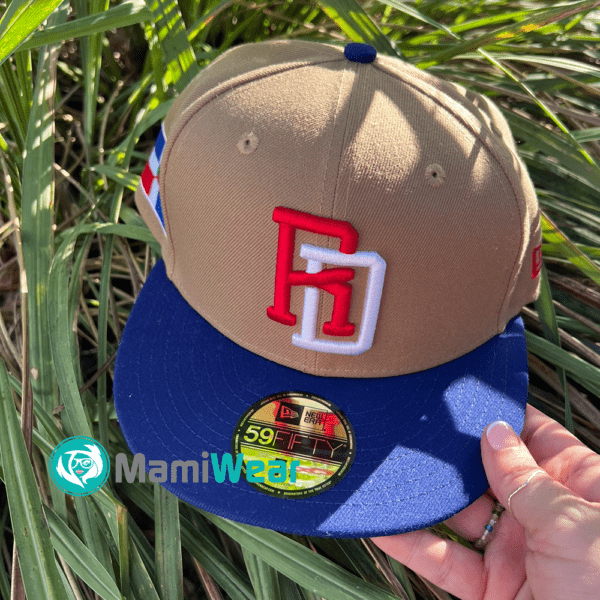 New Era 59FIFTY Dominican Republic Fitted Hat Khaki - Image 2