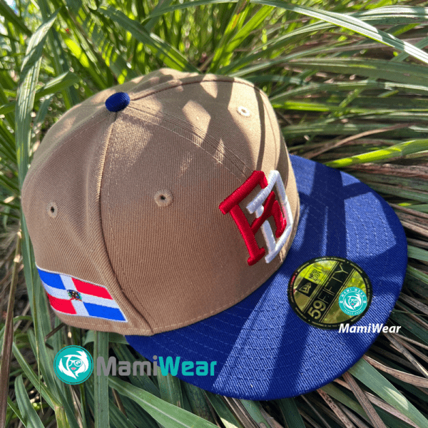 New Era 59FIFTY Dominican Republic Fitted Hat Khaki - Image 3