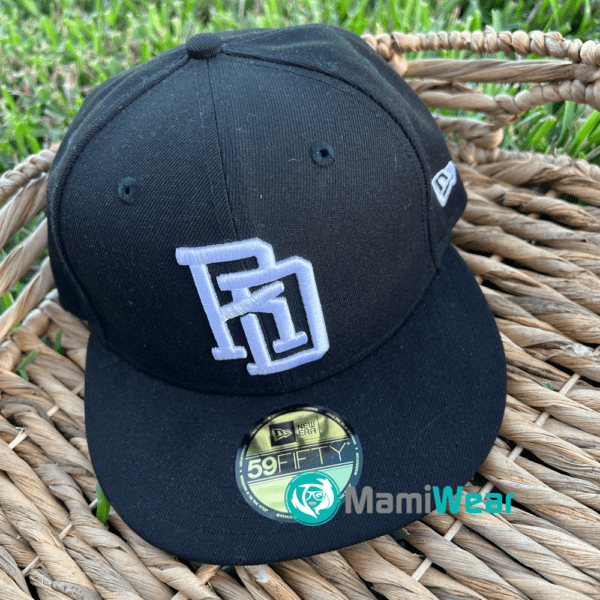 New Era 59FIFTY Dominican Republic Fitted Hat Black (White logo)