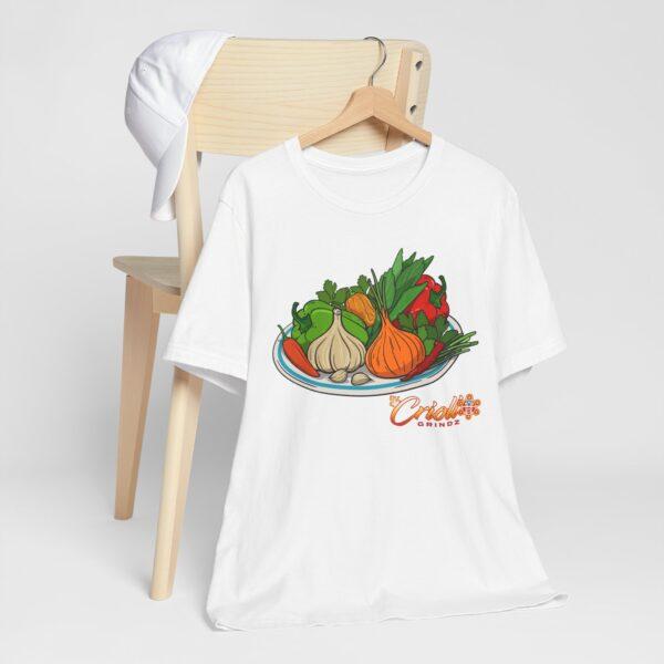 Criollo Grindz© - Sofrito Ingredients Tee - Image 2