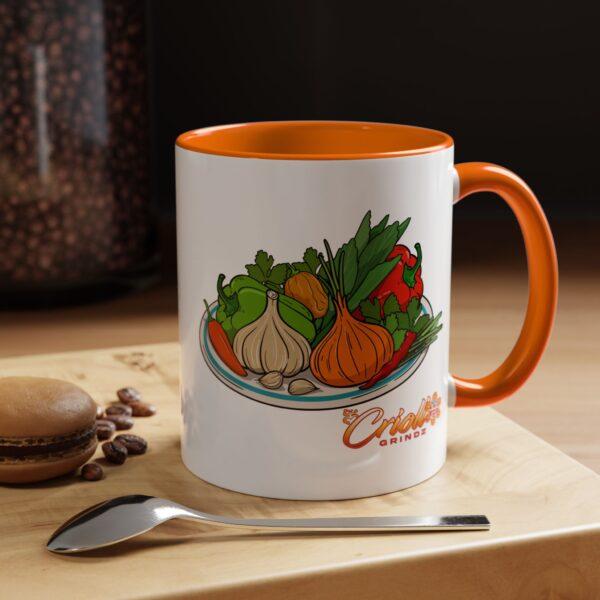 Criollo Grindz© - Sofrito Ingredients Ceramic Mug - Image 6