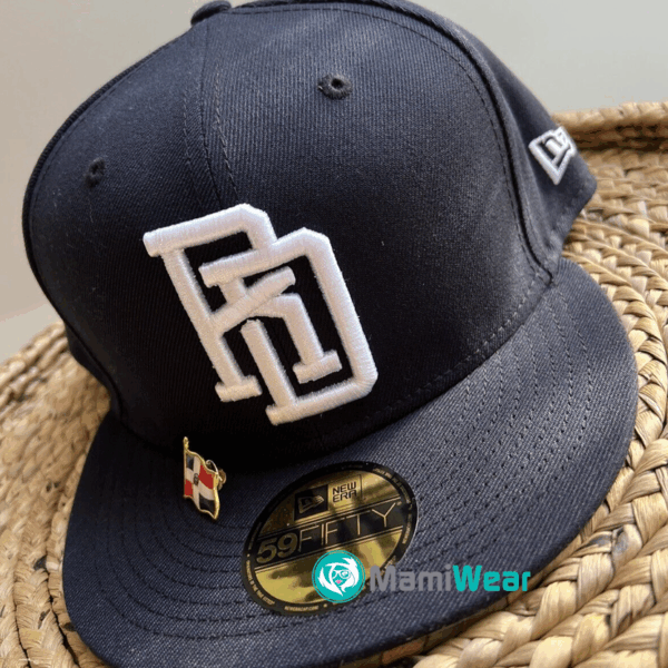 New Era 59FIFTY Fitted Hat – Dominican Republic Navy Blue - Image 3